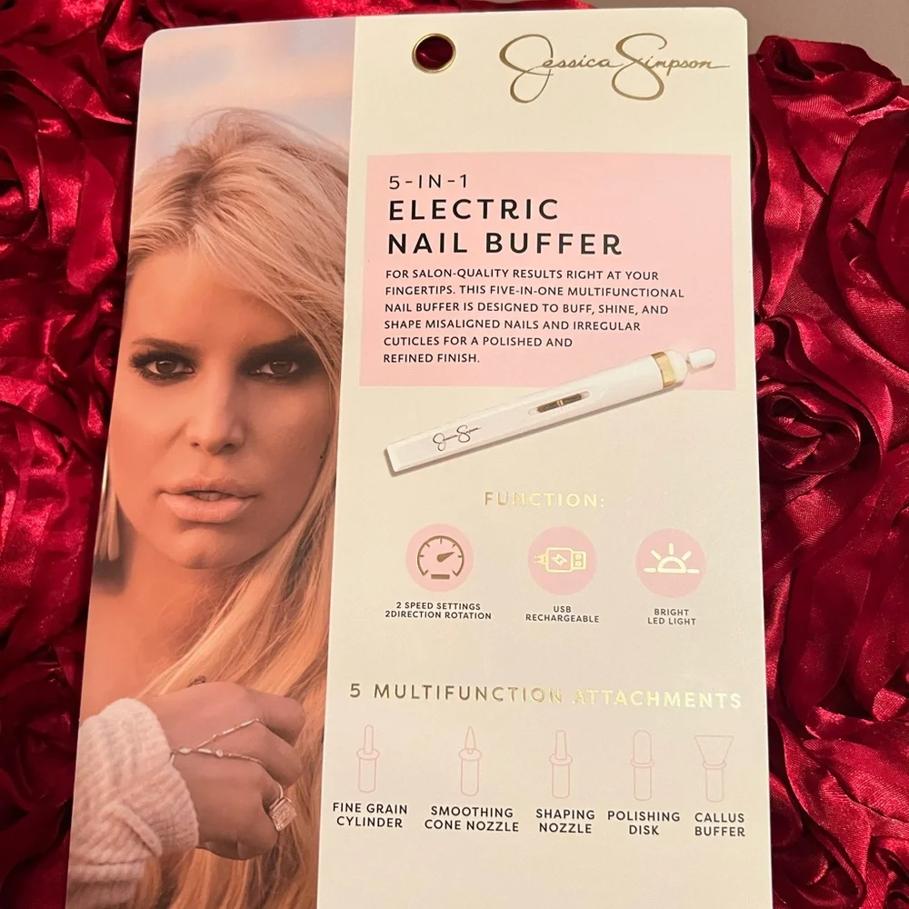 Jessica Simpson -‎ 🆕Electric nail buffer 5 in 1